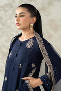 Maria B | Luxury Winter Pret 25 | DW-W25-54-Blue - House Of Hania