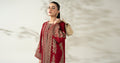 Maria B | Luxury Winter Pret 25 | DW-W25-58-Maroon - House Of Hania