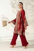 Maria B | Luxury Winter Pret 25 | DW-W25-58-Maroon - House Of Hania