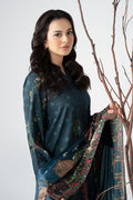 Maria B | Luxury Winter Pret 25 | DW-W25-59-Teal - House Of Hania