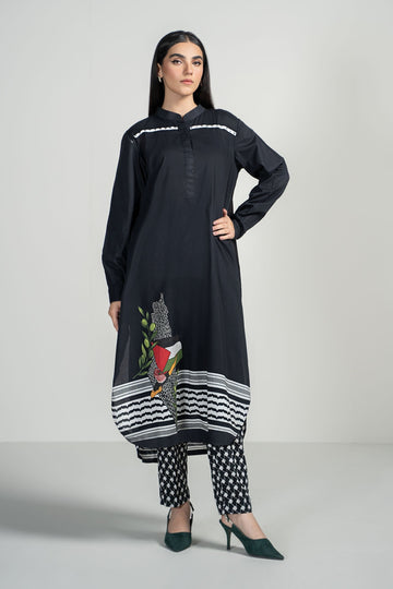 Maria B | Luxury Winter Pret 25 | PS-PF24-04-Black - House Of Hania