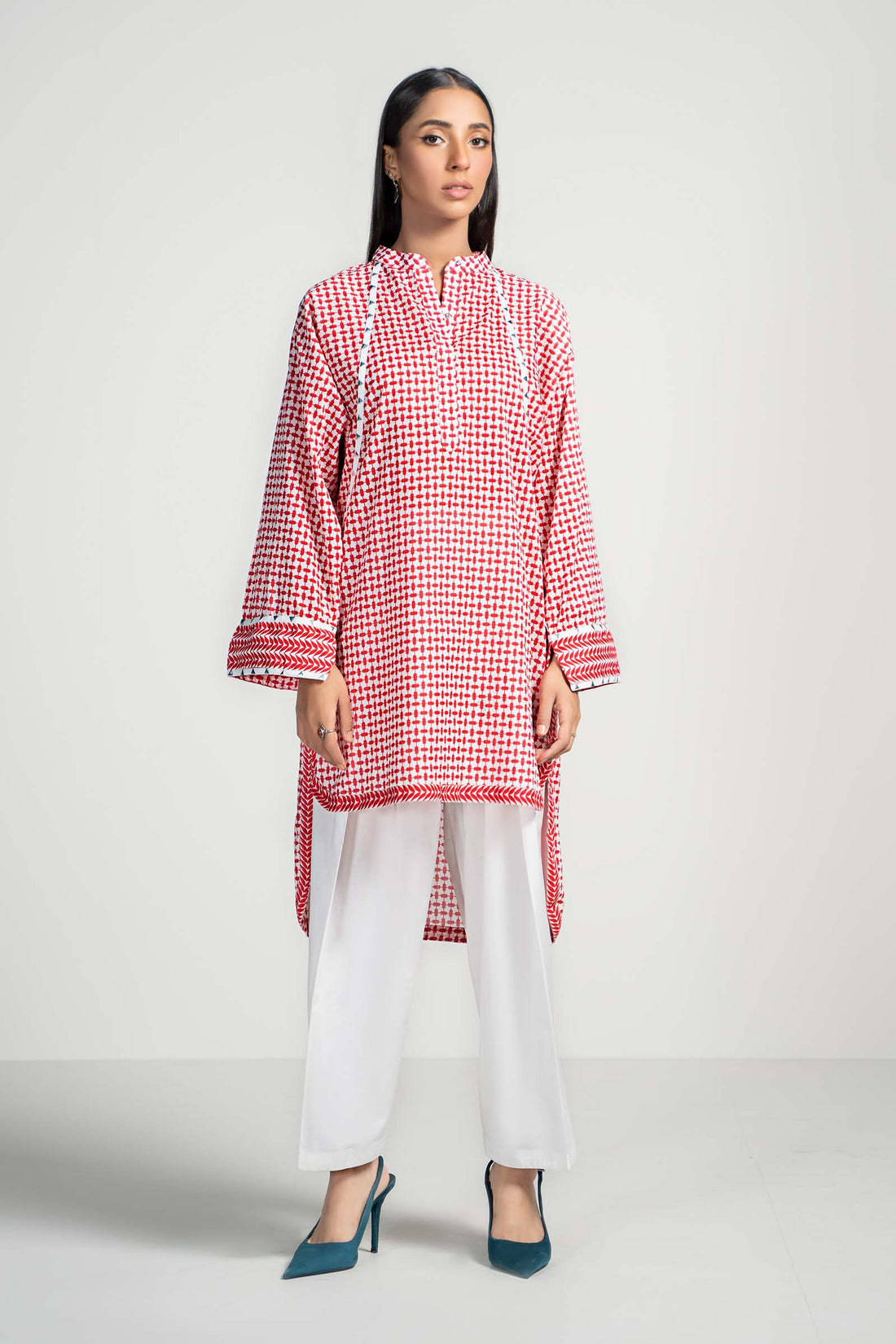 Maria B | Luxury Winter Pret 25 | PS-PF24-05-Red - House Of Hania