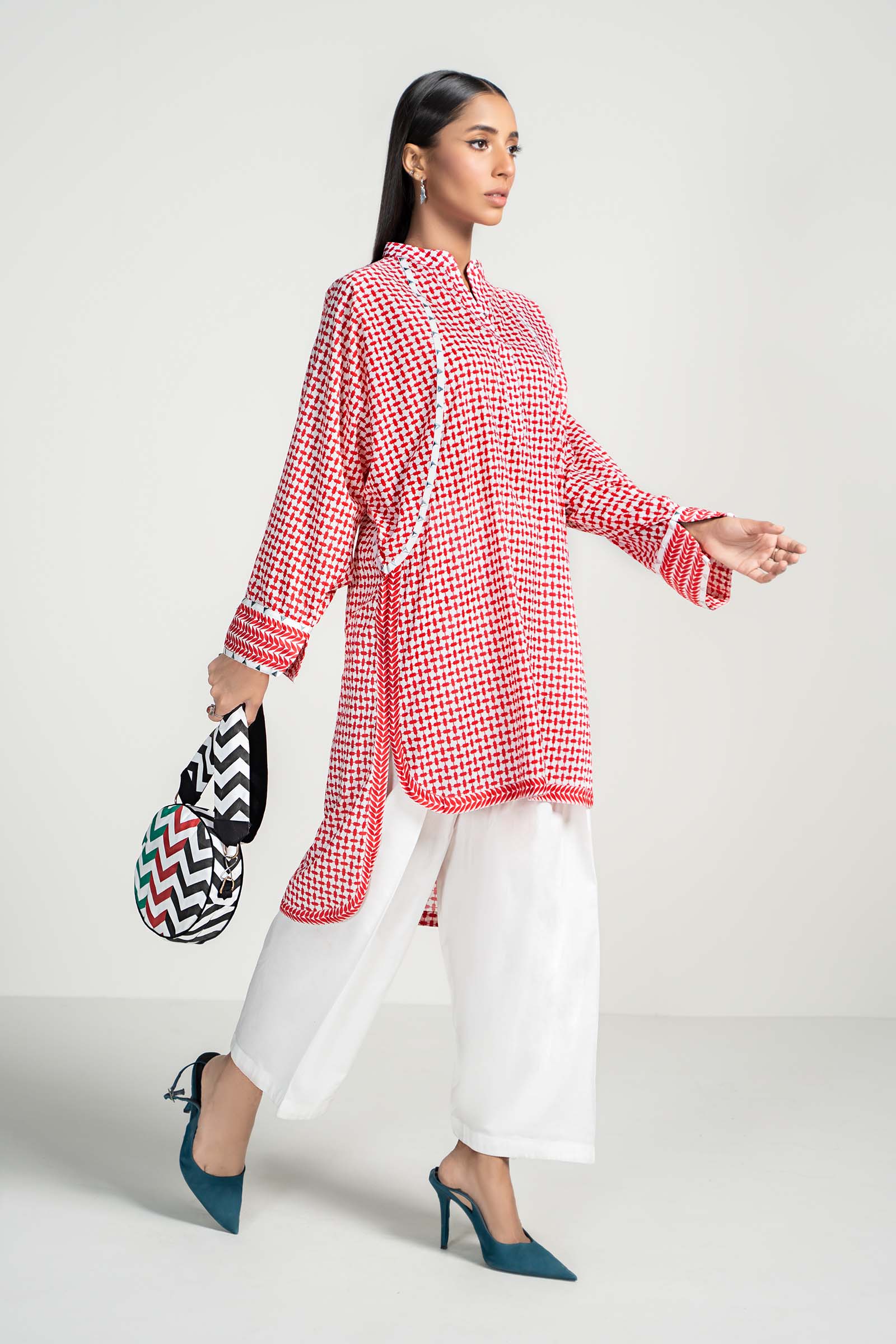 Maria B | Luxury Winter Pret 25 | PS-PF24-05-Red - House Of Hania