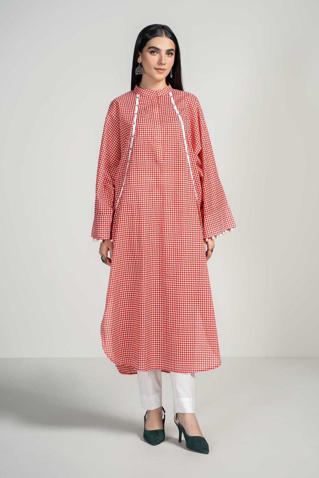 Maria B | Luxury Winter Pret 25 | PS-PF24-09-Red - House Of Hania