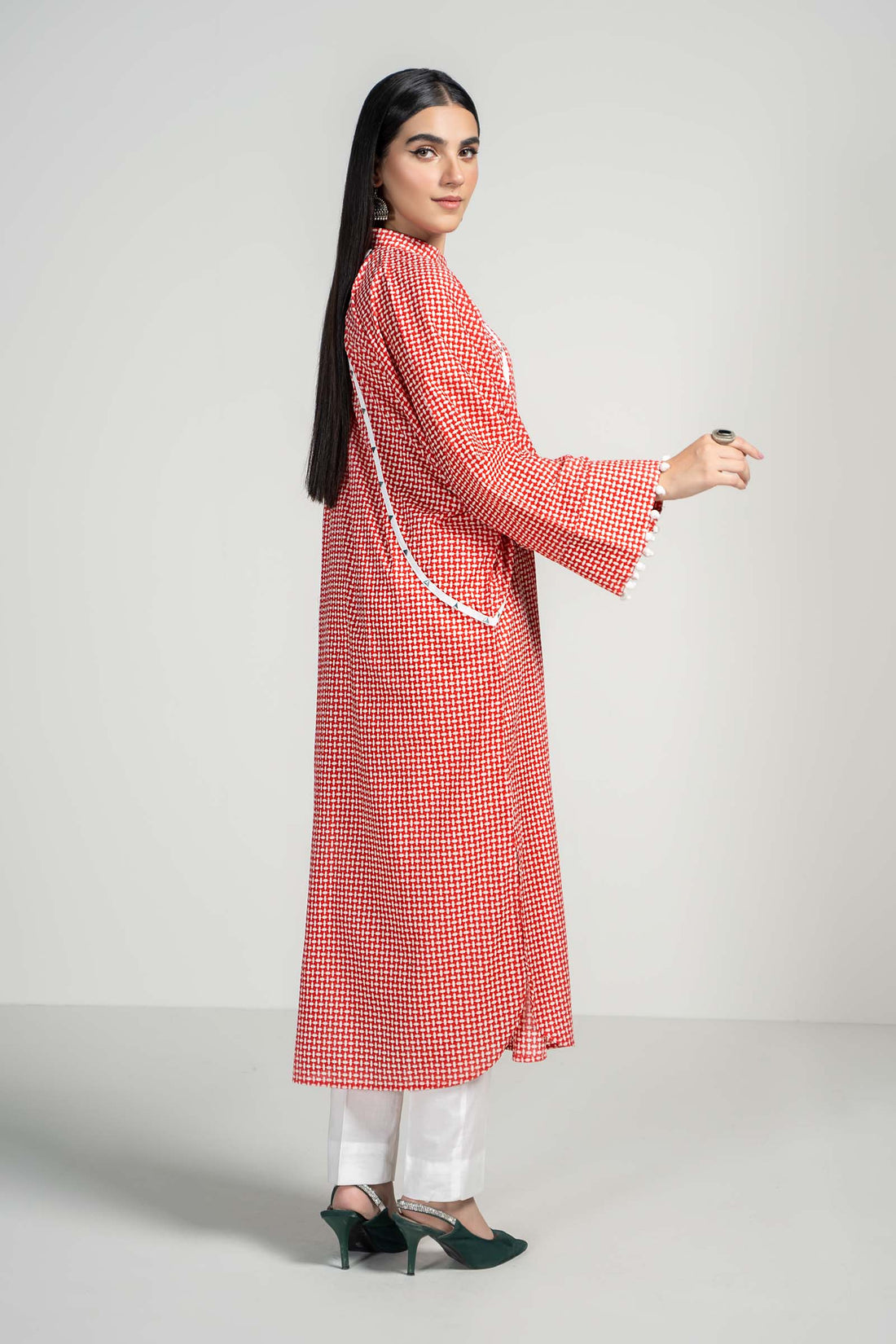 Maria B | Luxury Winter Pret 25 | PS-PF24-09-Red - House Of Hania