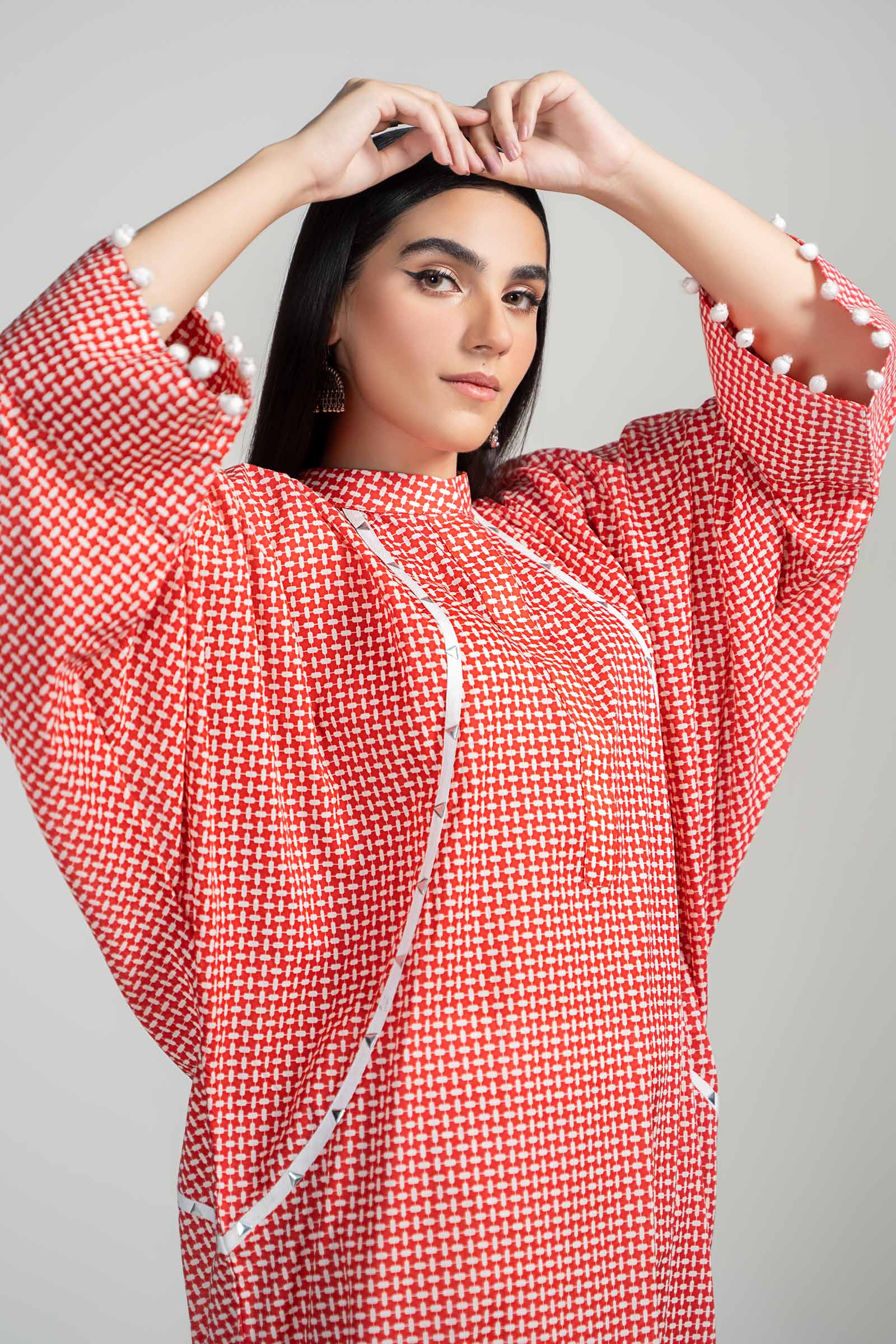 Maria B | Luxury Winter Pret 25 | PS-PF24-09-Red - House Of Hania