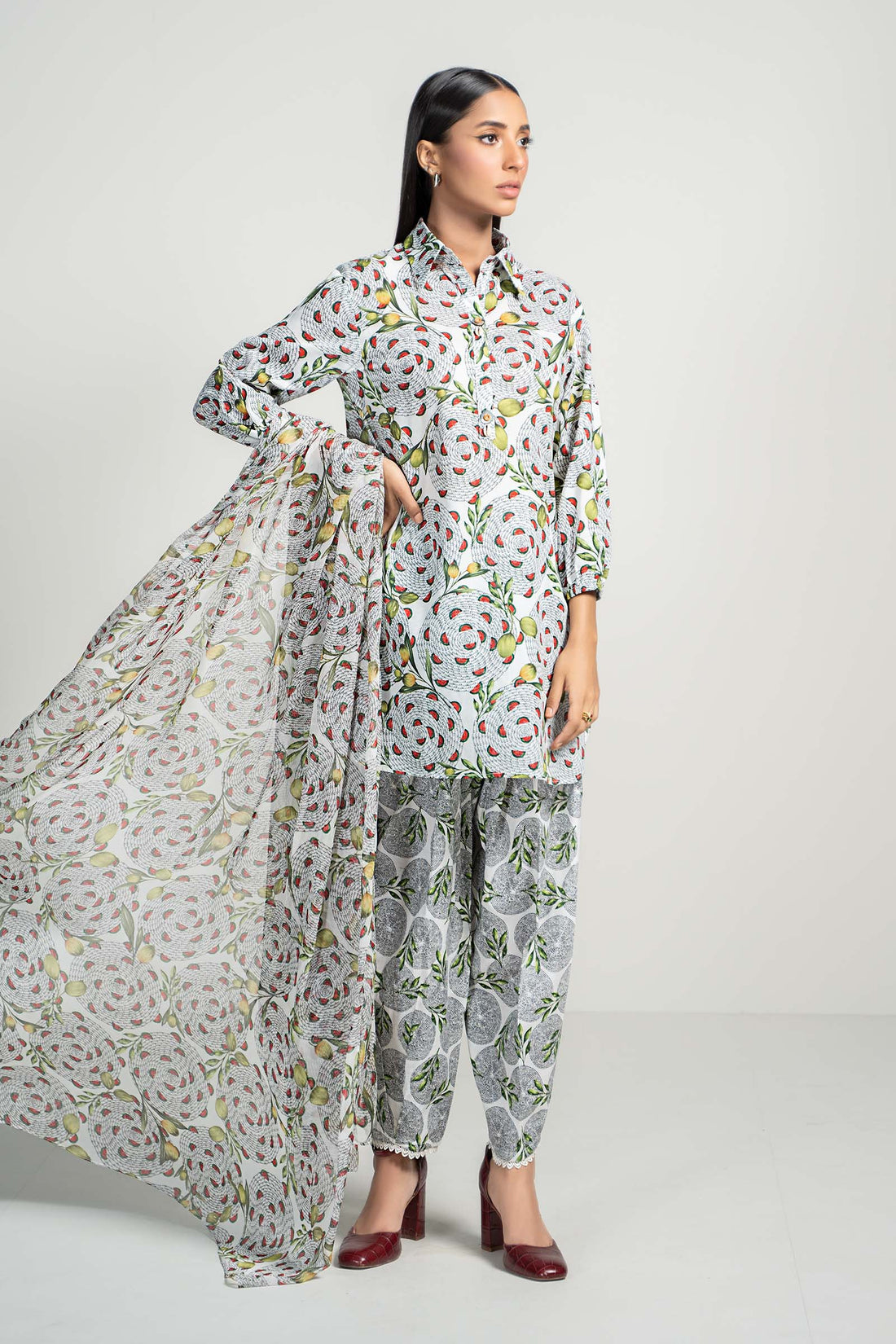 Maria B | Luxury Winter Pret 25 | S-PF24-01-Off White - House Of Hania
