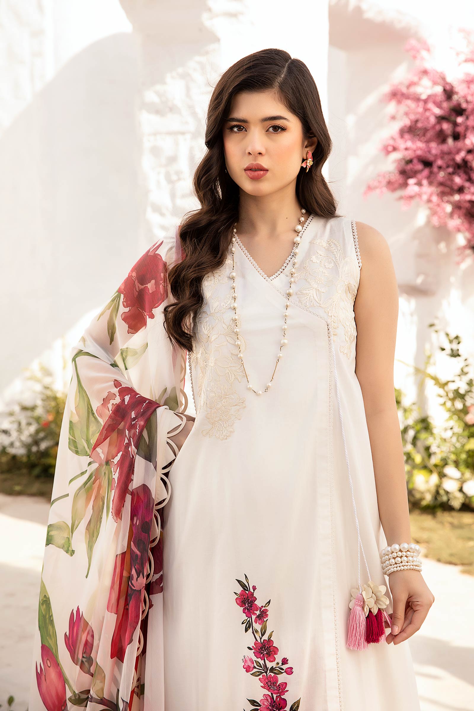 Maria B | M Basic Summer Lawn 25 | MB-CUS25-701B - House Of Hania