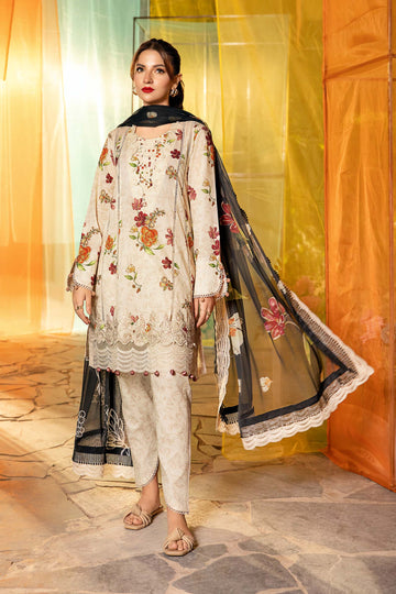 Maria B | M Basic Summer Lawn 25 | MB-CUS25-702B - House Of Hania
