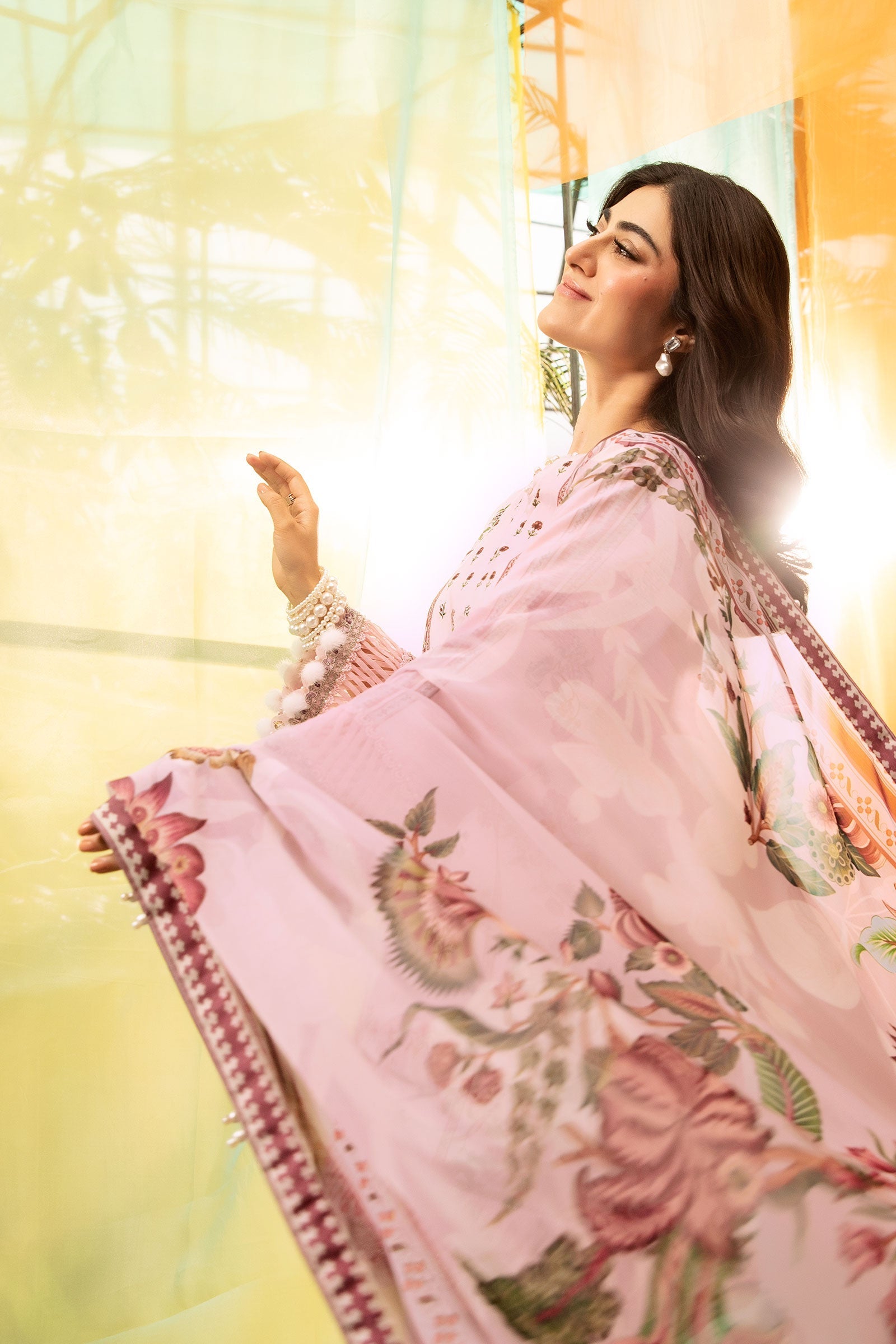 Maria B | M Basic Summer Lawn 25 | MB-CUS25-705B - House Of Hania