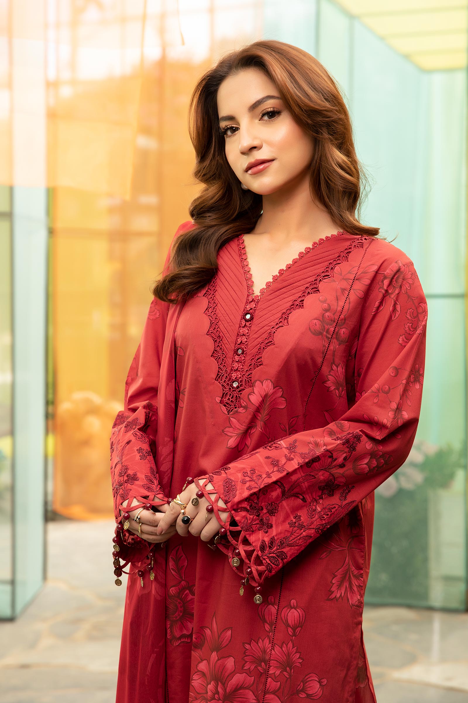 Maria B | M Basic Summer Lawn 25 | MB-CUS25-706A - House Of Hania