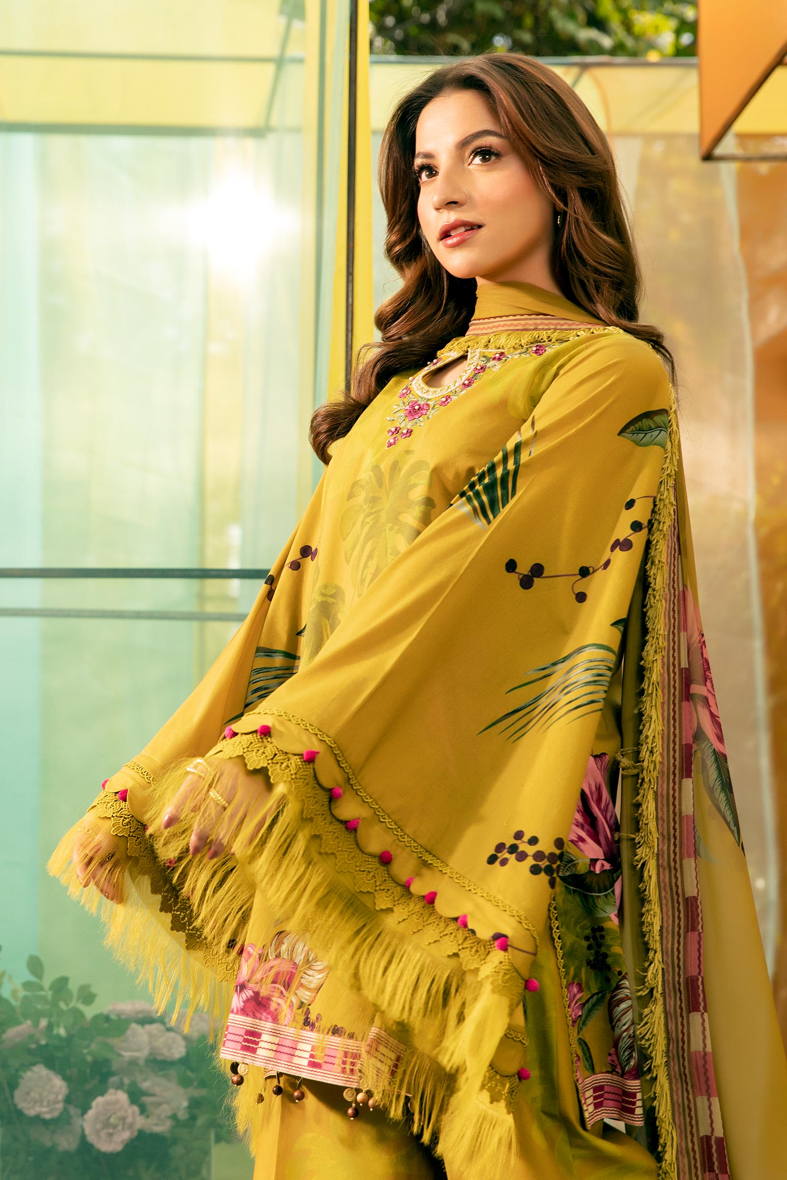 Maria B | M Basic Summer Lawn 25 | MB-CUS25-710A - House Of Hania
