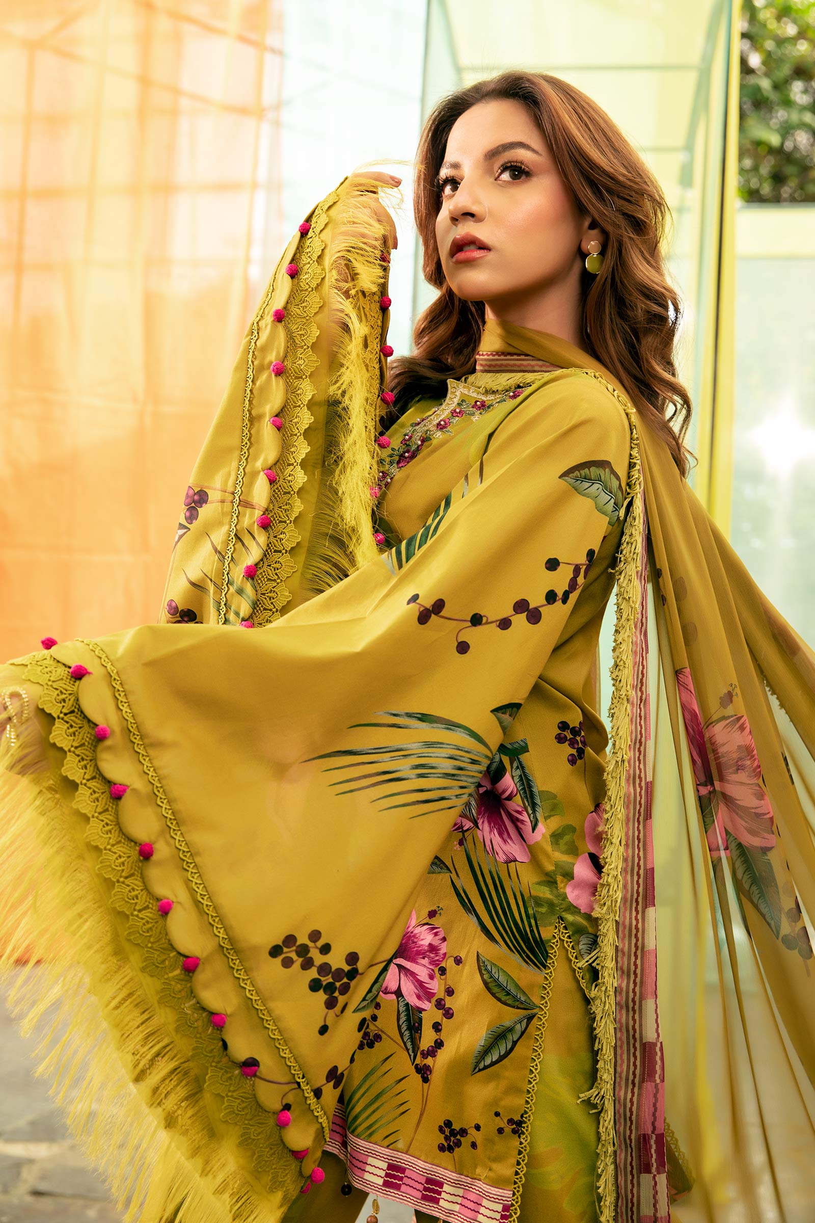 Maria B | M Basic Summer Lawn 25 | MB-CUS25-710A - House Of Hania