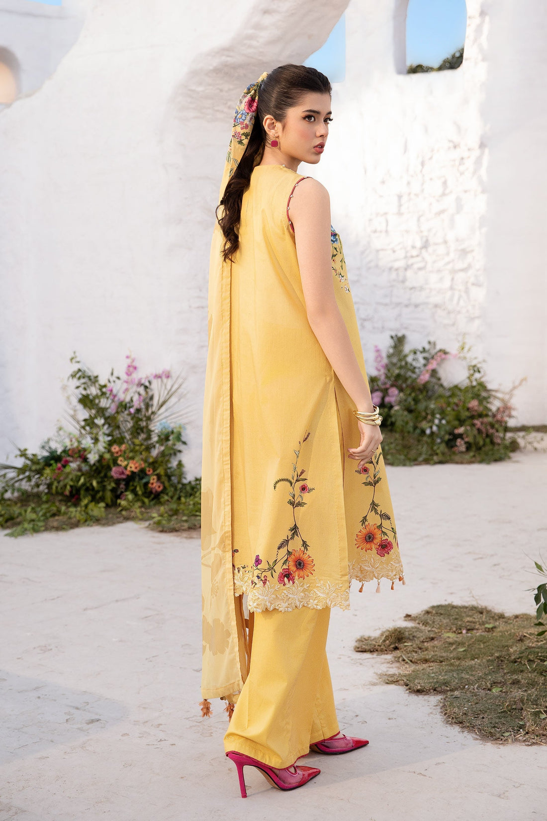 Maria B | M Basic Summer Lawn 25 | MB-CUS25-712A - House Of Hania