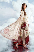 Maria B | M Basics Dreamscape Eid Lawn | MB-CUSV14-01A - House Of Hania