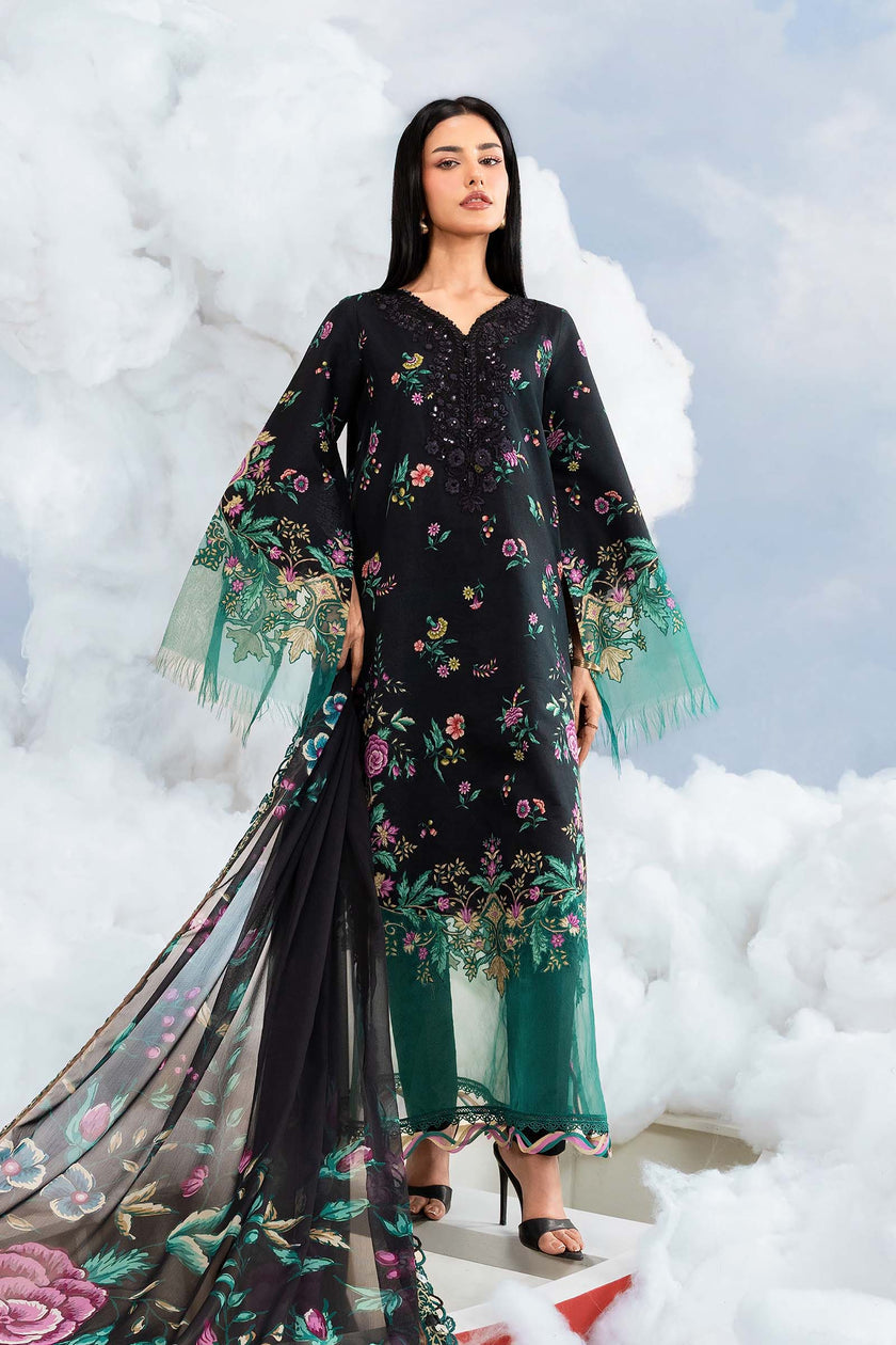 Maria B | M Basics Dreamscape Eid Lawn | MB-CUSV14-01B - House Of Hania