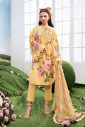 Maria B | M Basics Dreamscape Eid Lawn | MB-CUSV14-04B - House Of Hania