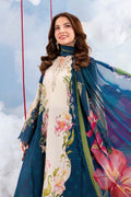 Maria B | M Basics Dreamscape Eid Lawn | MB-CUSV14-05B - House Of Hania