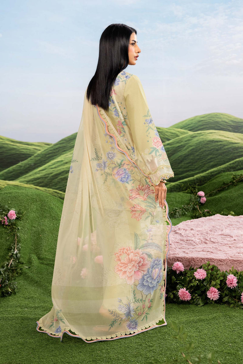 Maria B | M Basics Dreamscape Eid Lawn | MB-CUSV14-11A - House Of Hania