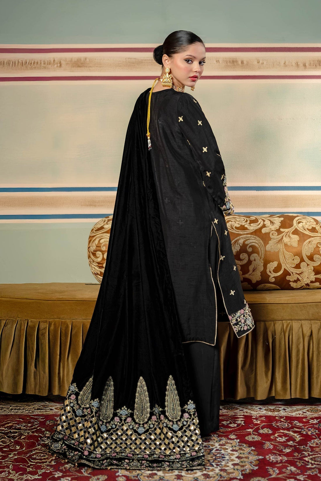 Maria B | M Basics Festive Velvet | MB-USW24-601 - House Of Hania