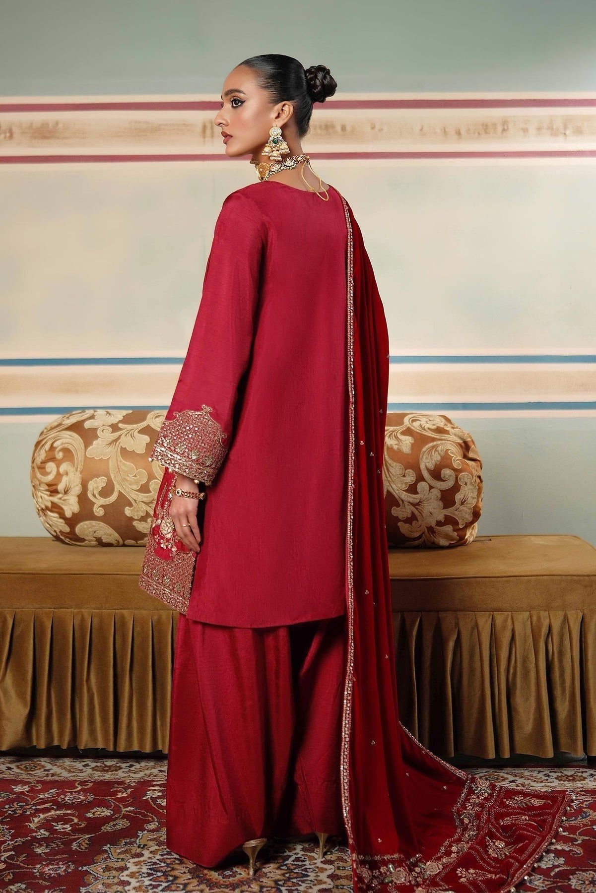 Maria B | M Basics Festive Velvet |  MB-USW24-602 - House Of Hania
