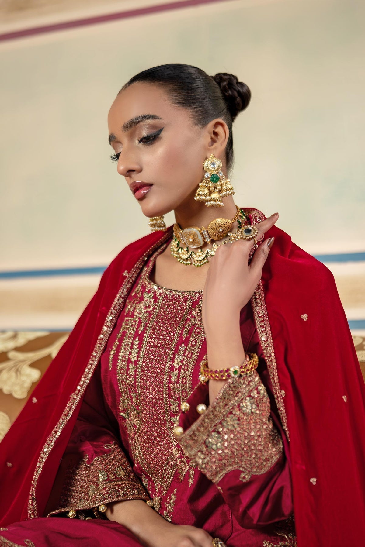 Maria B | M Basics Festive Velvet |  MB-USW24-602 - House Of Hania