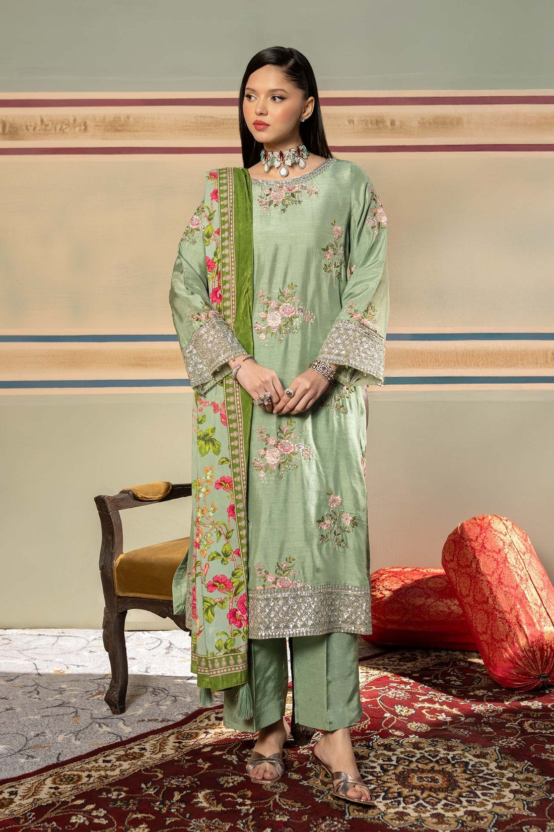 Maria B | M Basics Festive Velvet |  MB-USW24-603 - House Of Hania