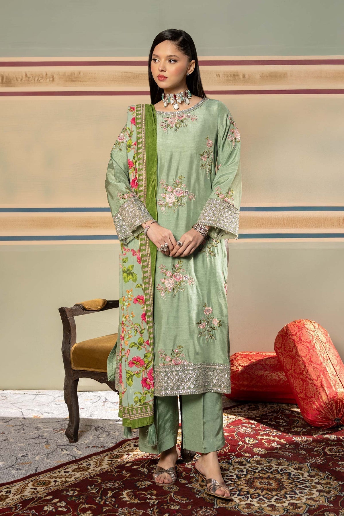 Maria B | M Basics Festive Velvet |  MB-USW24-603 - House Of Hania