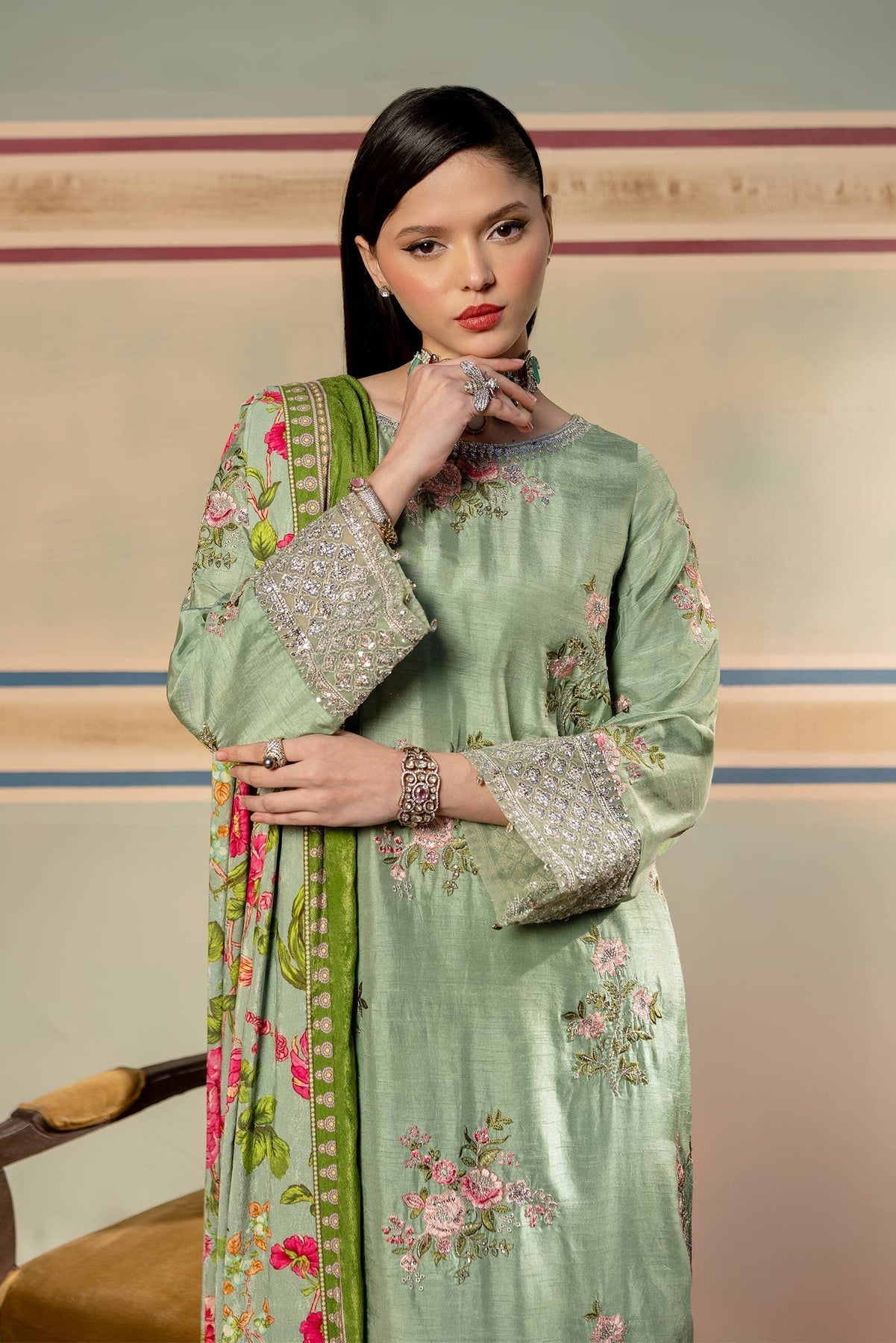Maria B | M Basics Festive Velvet |  MB-USW24-603 - House Of Hania