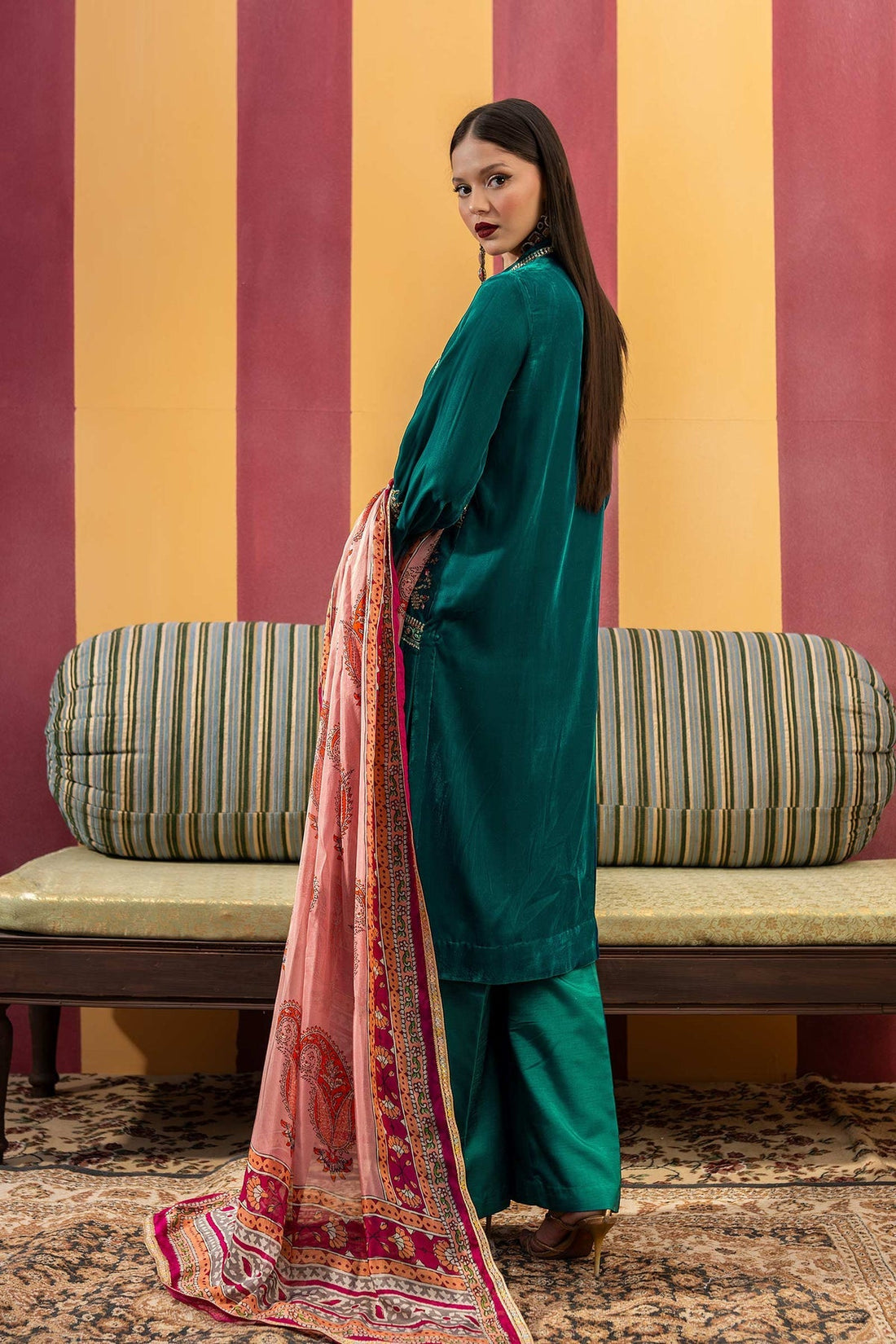 Maria B | M Basics Festive Velvet | MB-USW24-604 - House Of Hania