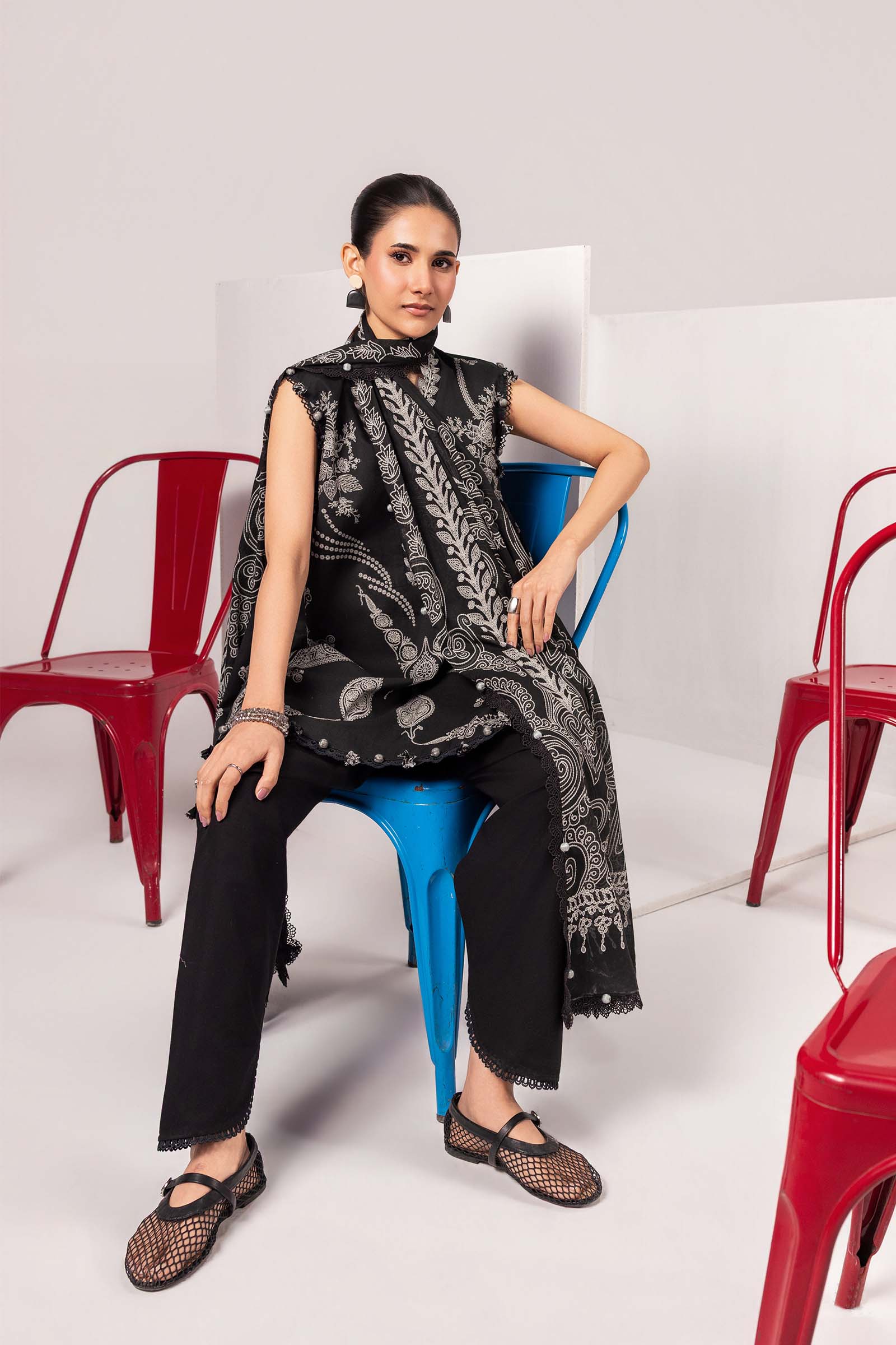 Maria B | M Basics Spring Summer 26 | 03B - House Of Hania