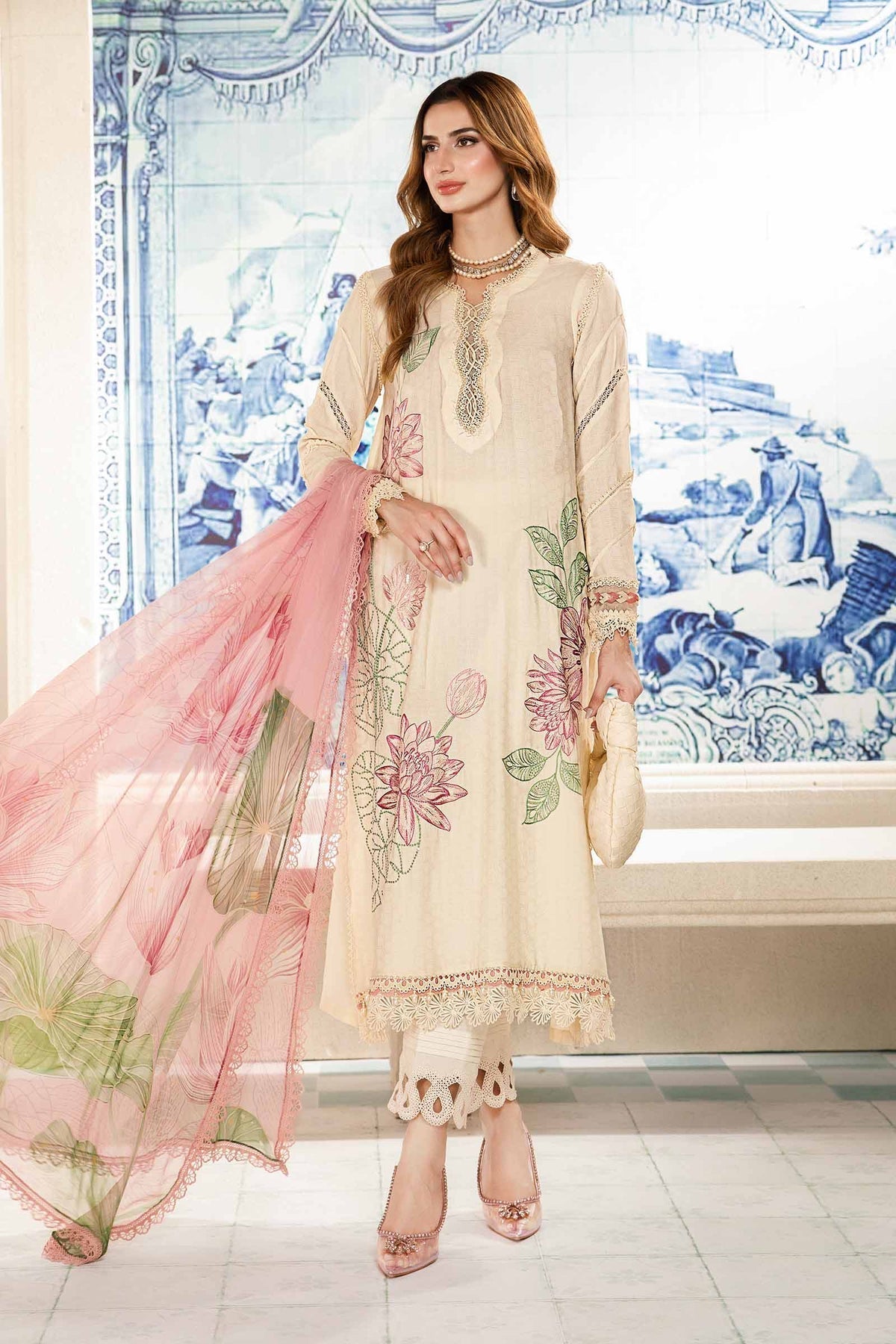 Maria.B | M Print Eid Edit | MPT-2201-A - House Of Hania