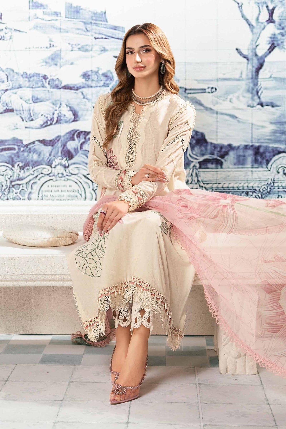 Maria.B | M Print Eid Edit | MPT-2201-A - House Of Hania