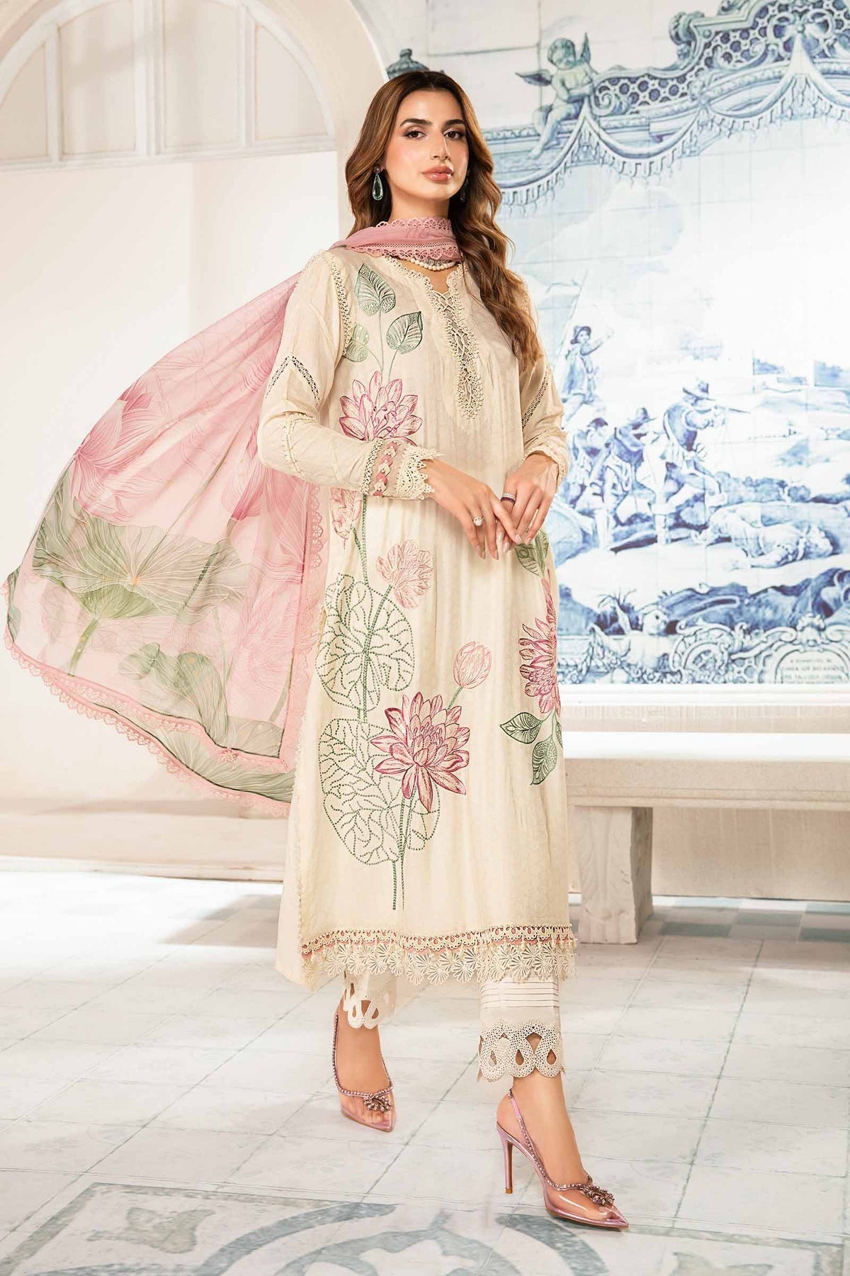 Maria.B | M Print Eid Edit | MPT-2201-A - House Of Hania