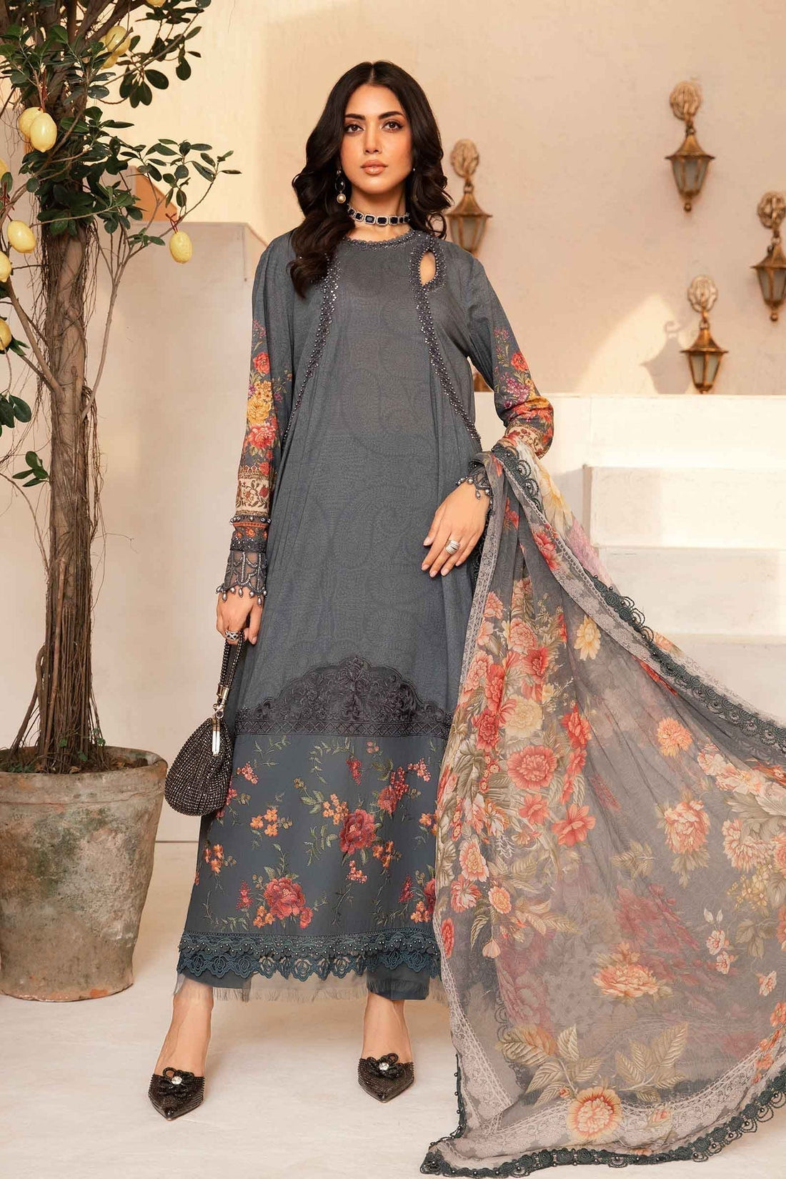 Maria.B | M Print Eid Edit | MPT-2202-B - House Of Hania