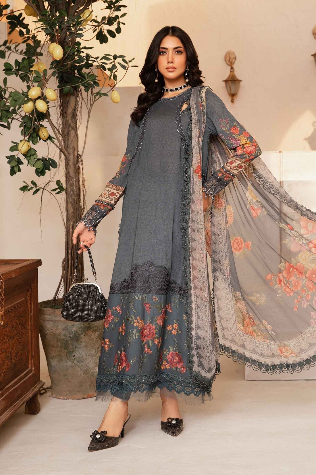 Maria.B | M Print Eid Edit | MPT-2202-B - House Of Hania