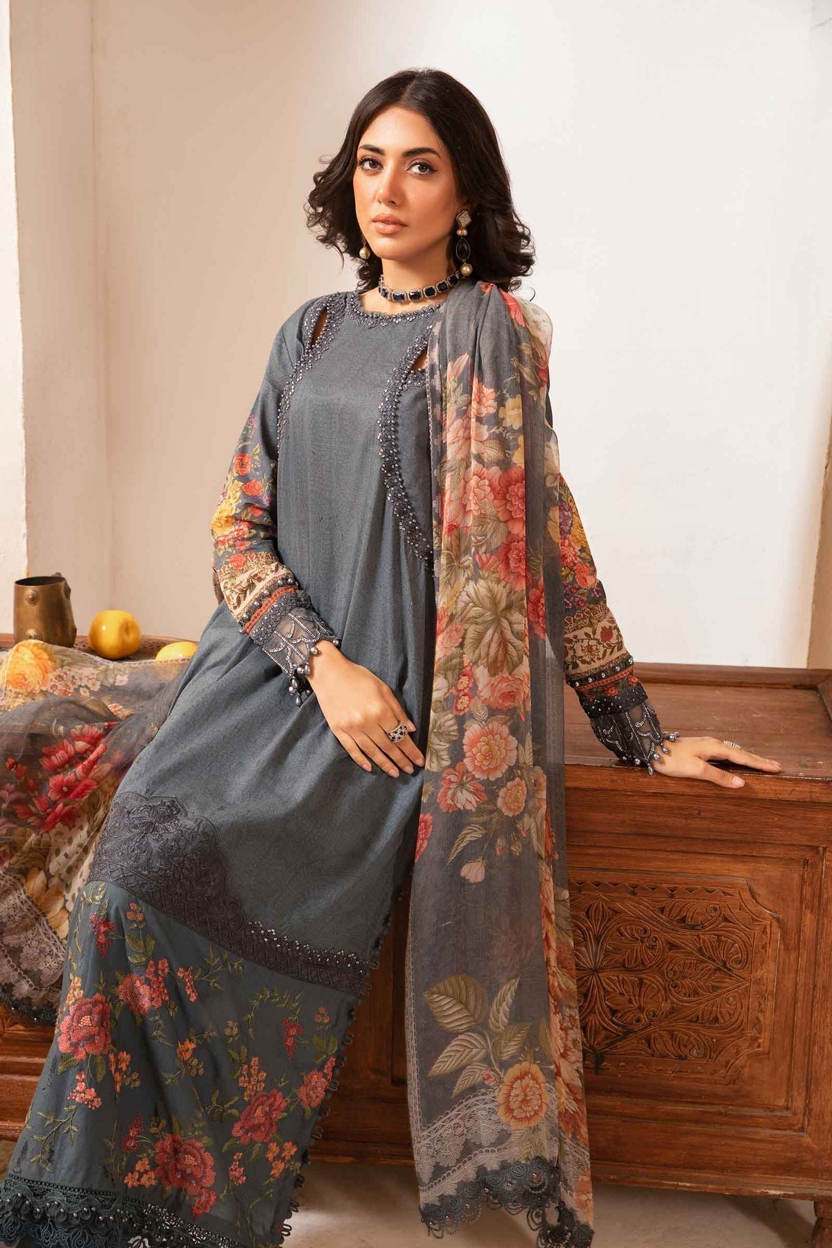 Maria.B | M Print Eid Edit | MPT-2202-B - House Of Hania