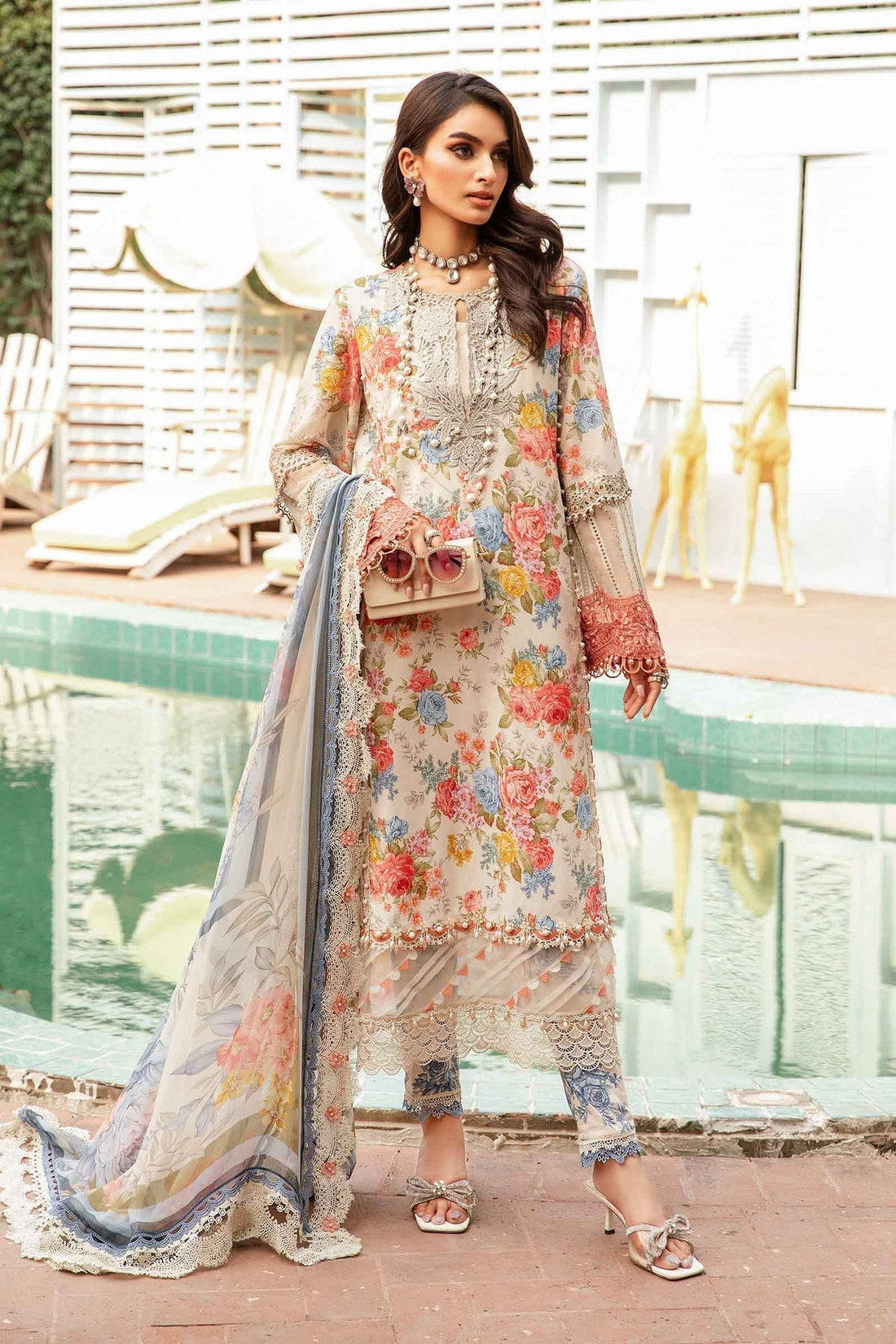 Maria.B | M Print Eid Edit | MPT-2204-A - House Of Hania
