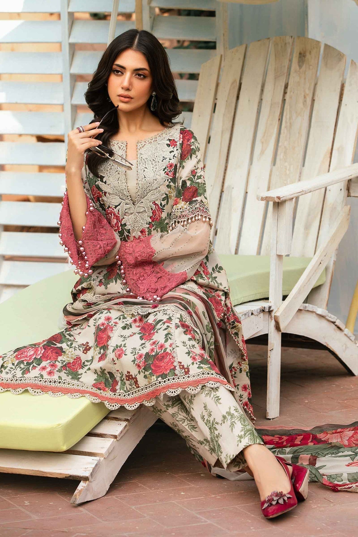 Maria.B | M Print Eid Edit | MPT-2204-B - House Of Hania