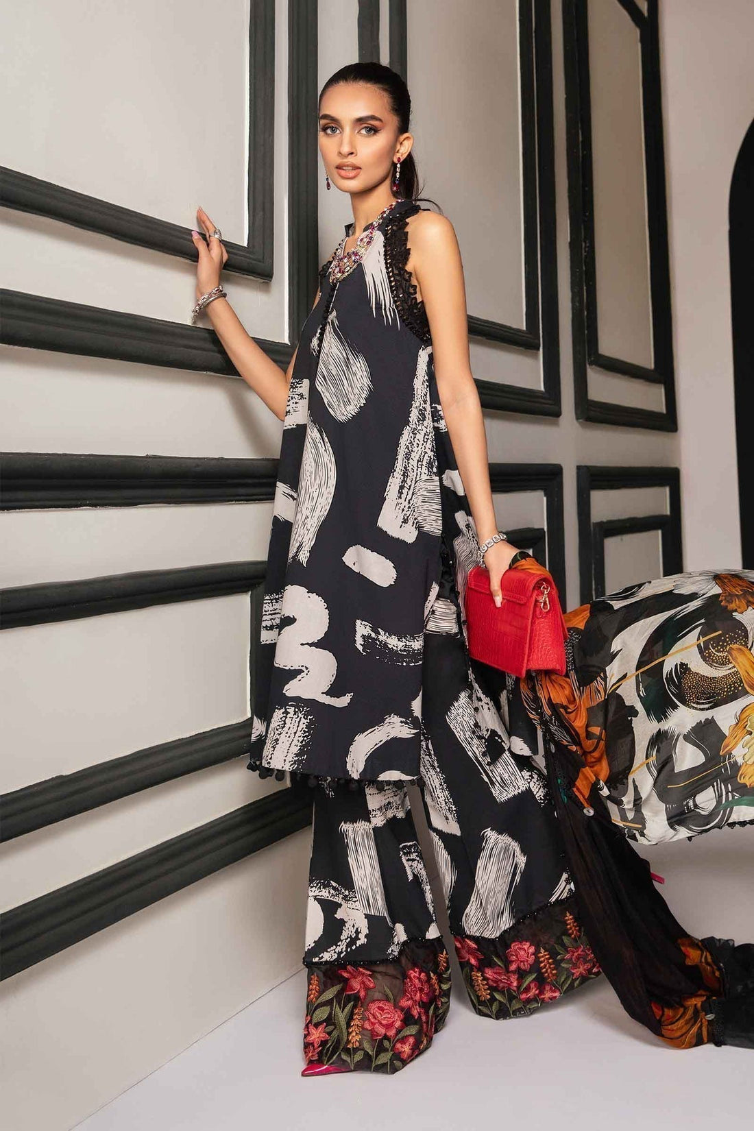 Maria.B | M Print Eid Edit | MPT-2205-A - House Of Hania