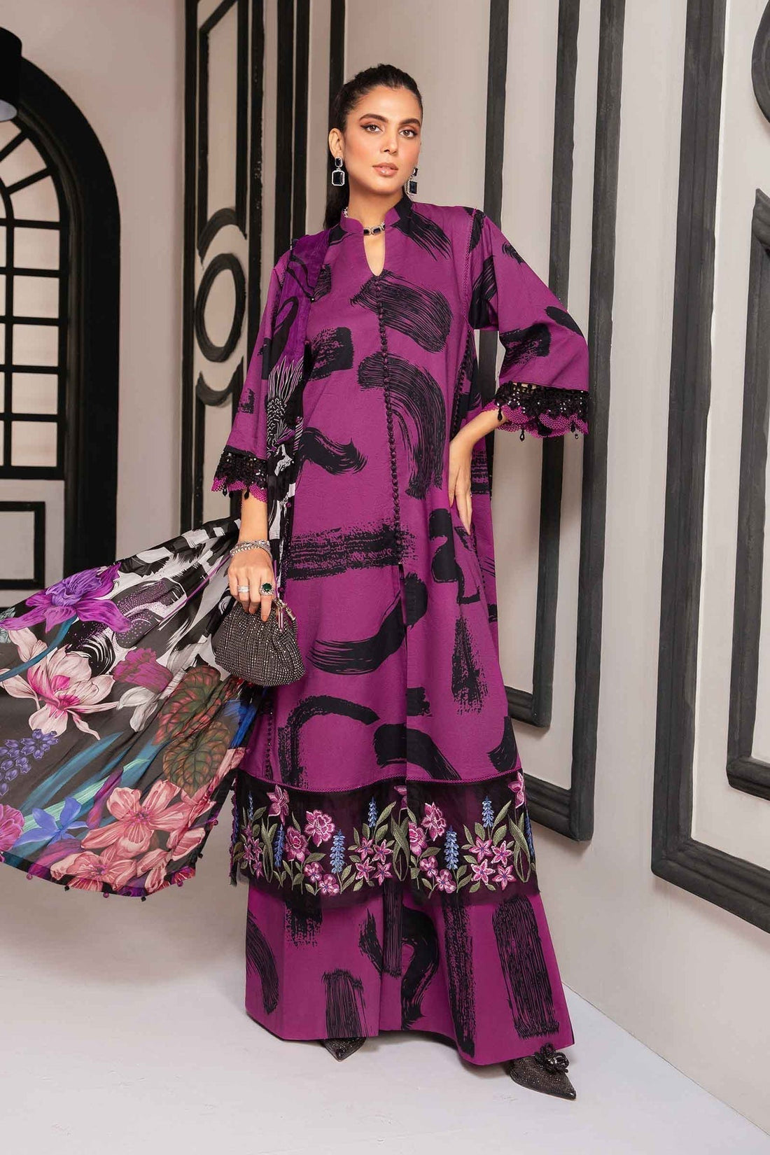 Maria.B | M Print Eid Edit | MPT-2205-B - House Of Hania