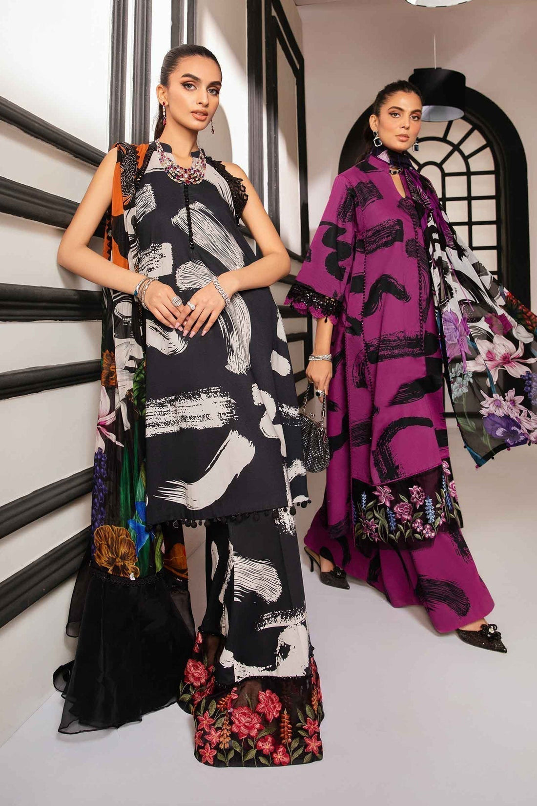 Maria.B | M Print Eid Edit | MPT-2205-B - House Of Hania
