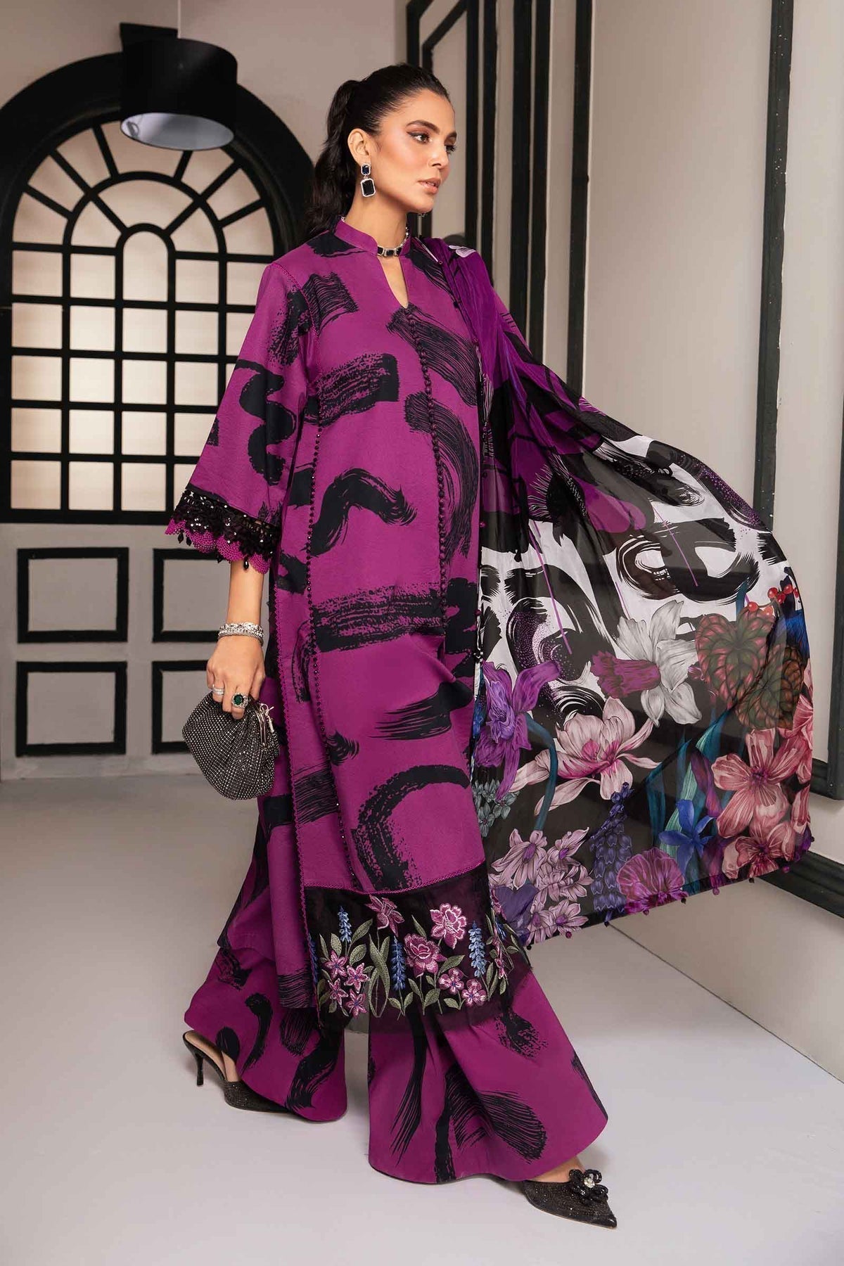 Maria.B | M Print Eid Edit | MPT-2205-B - House Of Hania