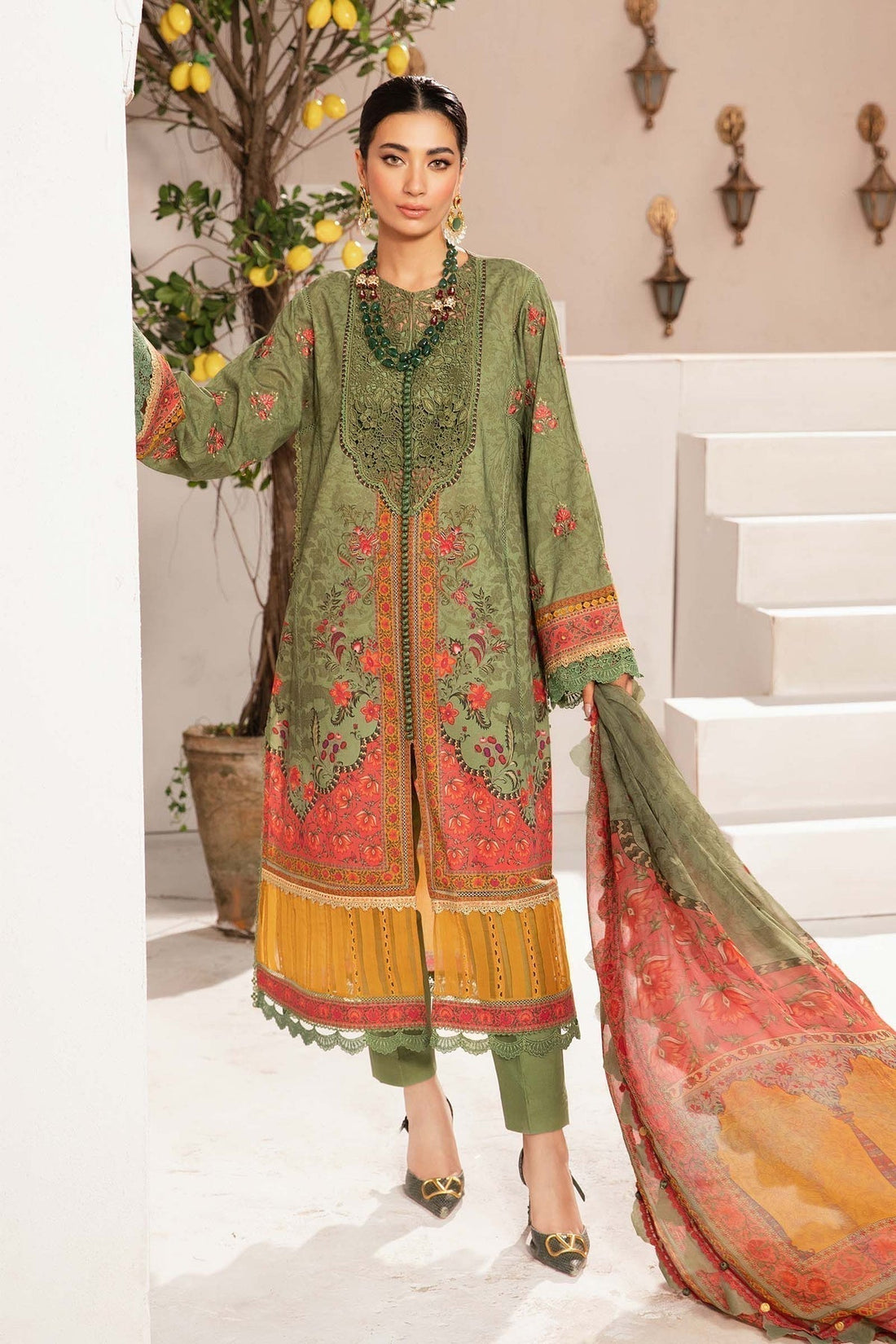 Maria.B | M Print Eid Edit | MPT-2206-A - House Of Hania