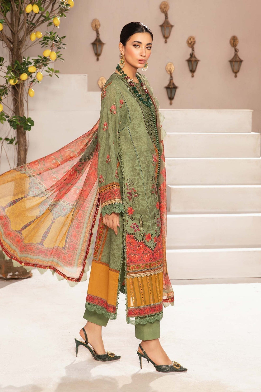 Maria.B | M Print Eid Edit | MPT-2206-A - House Of Hania
