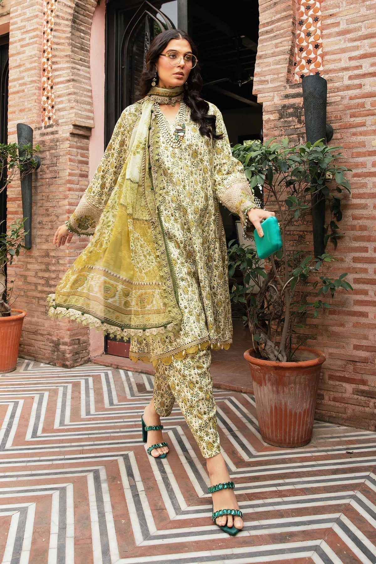 Maria.B | M Print Eid Edit | MPT-2207-A - House Of Hania