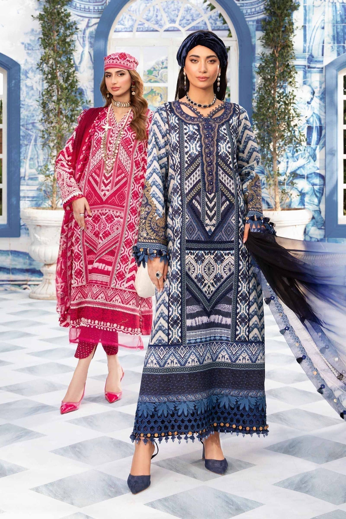 Maria.B | M Print Eid Edit | MPT-2208-B - House Of Hania