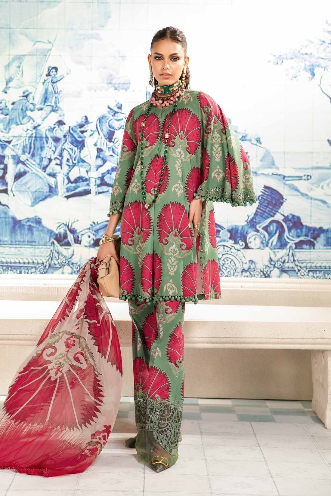 Maria.B | M Print Eid Edit | MPT-2209-A - House Of Hania