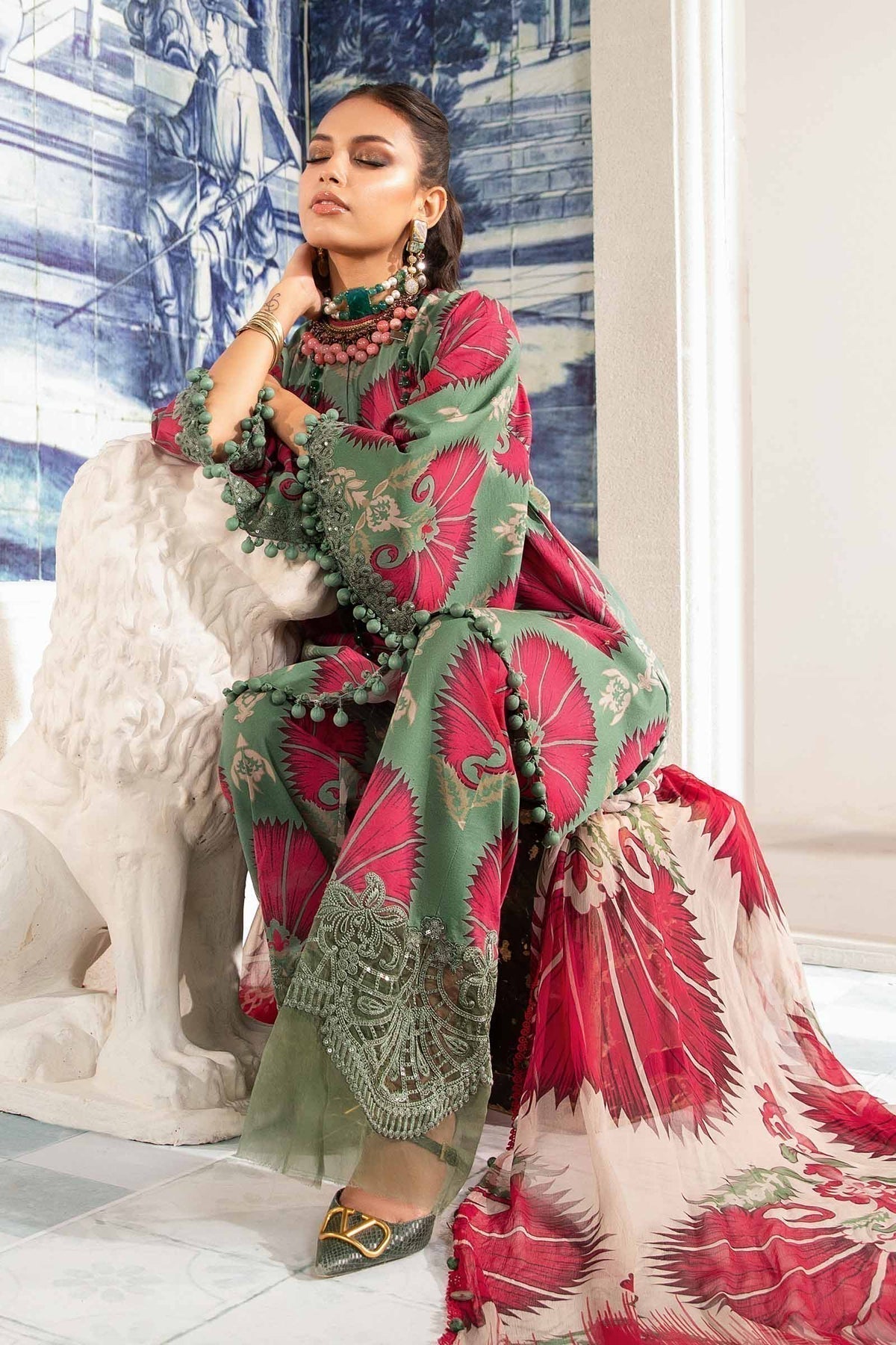 Maria.B | M Print Eid Edit | MPT-2209-A - House Of Hania