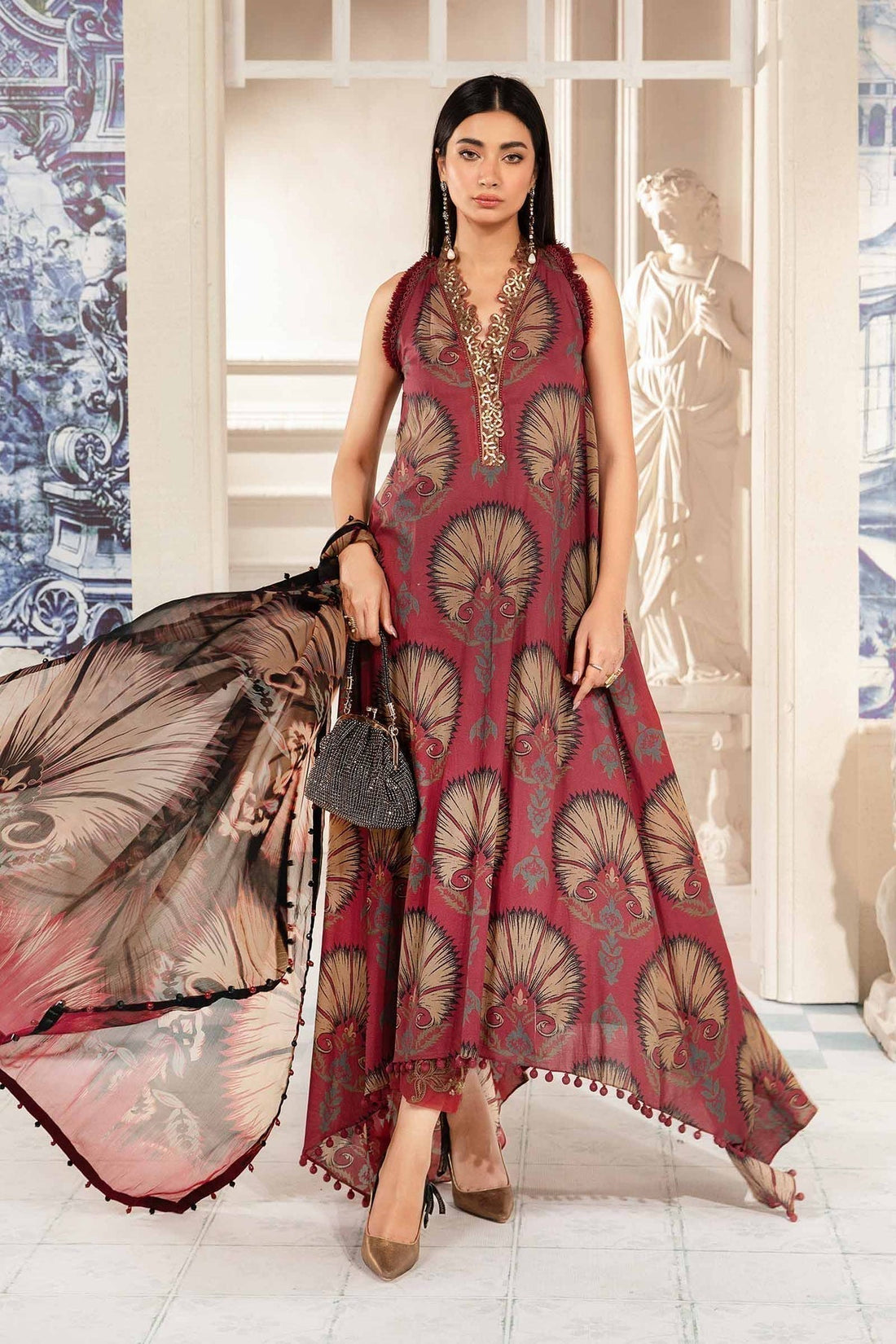 Maria.B | M Print Eid Edit | MPT-2209-B - House Of Hania